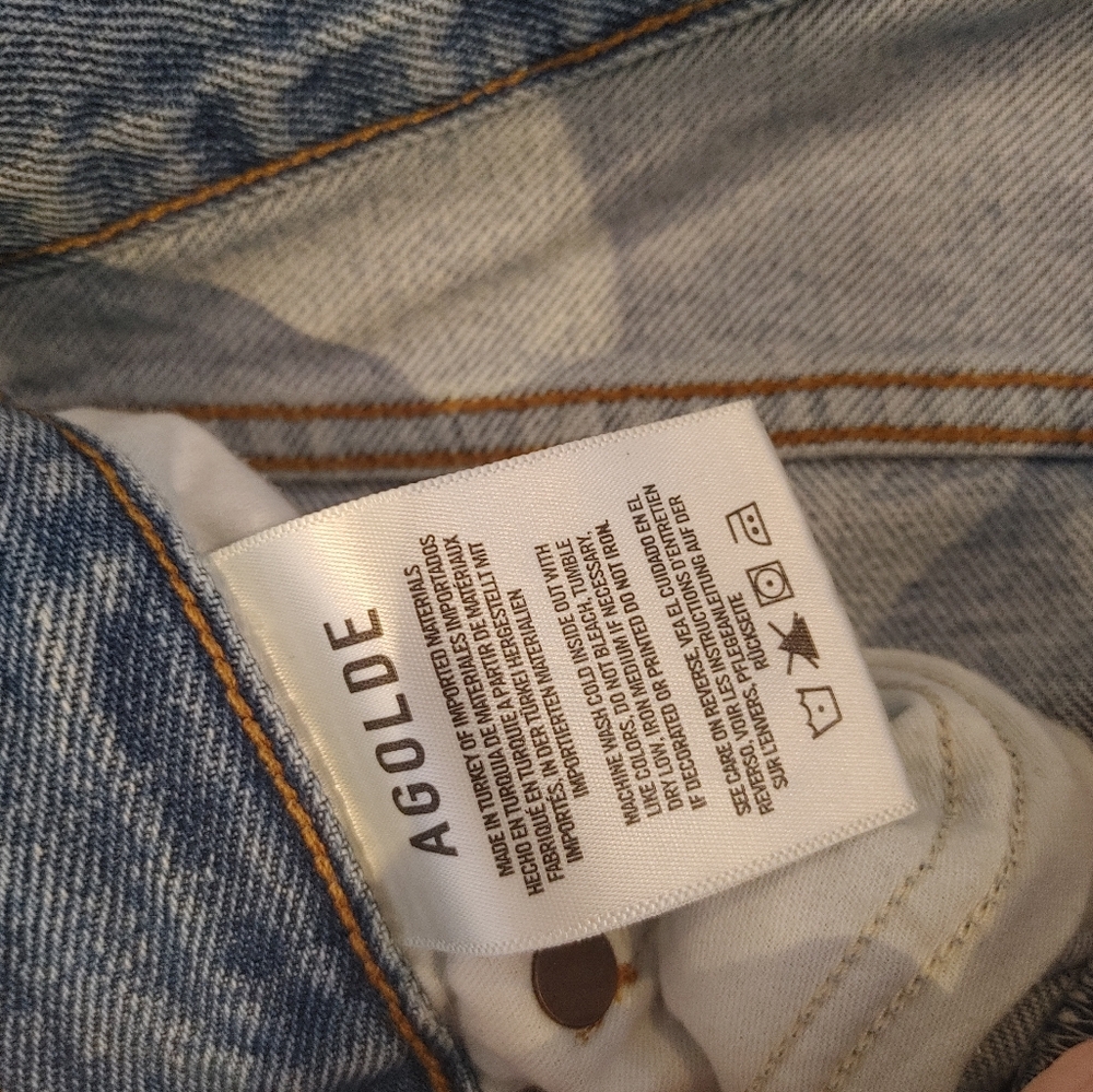 Agolde Jeans 90's Ultra High Rise Size 23 - Picture 14 of 15